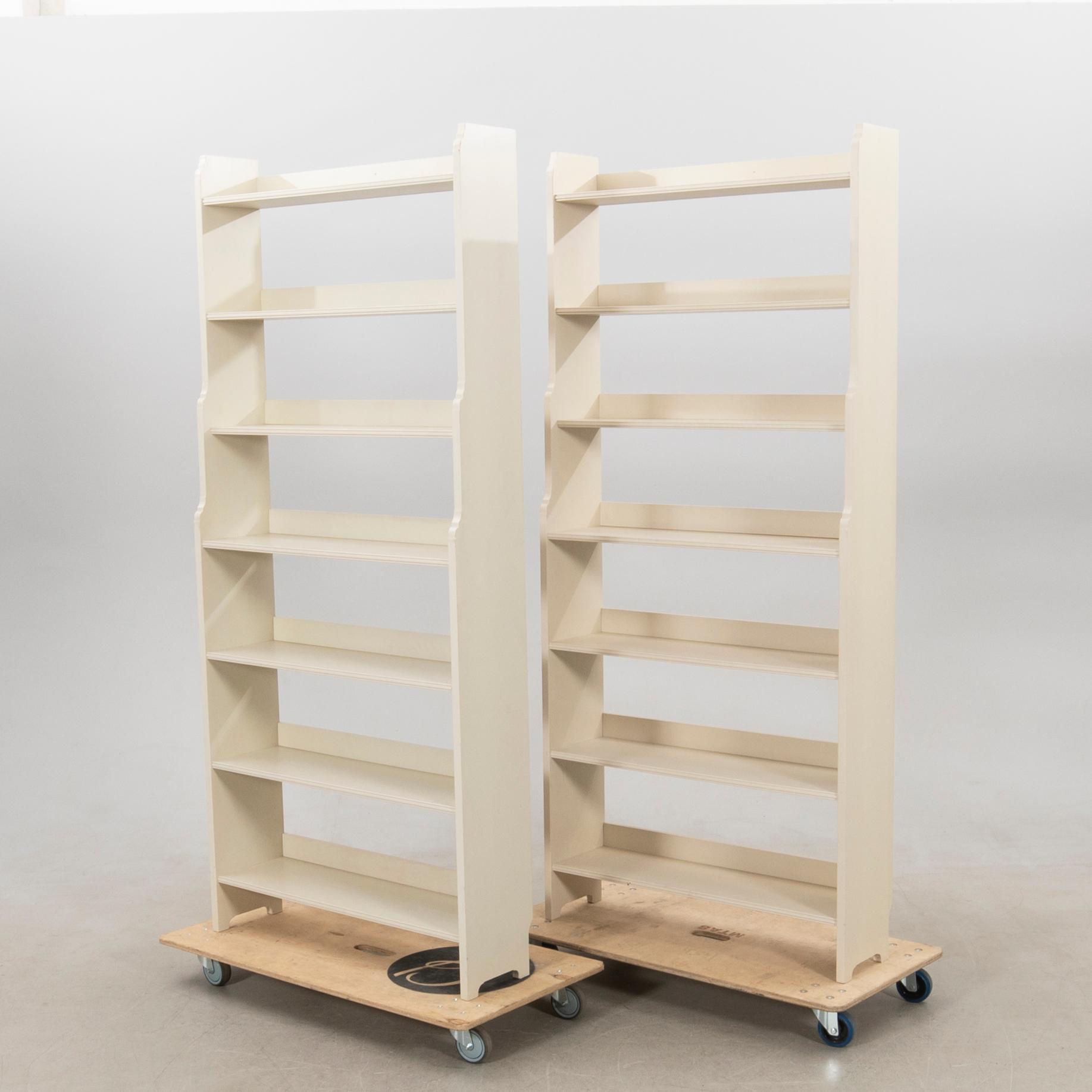 Bookcases 1 pair, "Ekolsund" from IKEA's 18th-century series, late 20th century.