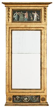 991. A late Gustavian mirror by L. Lundén.