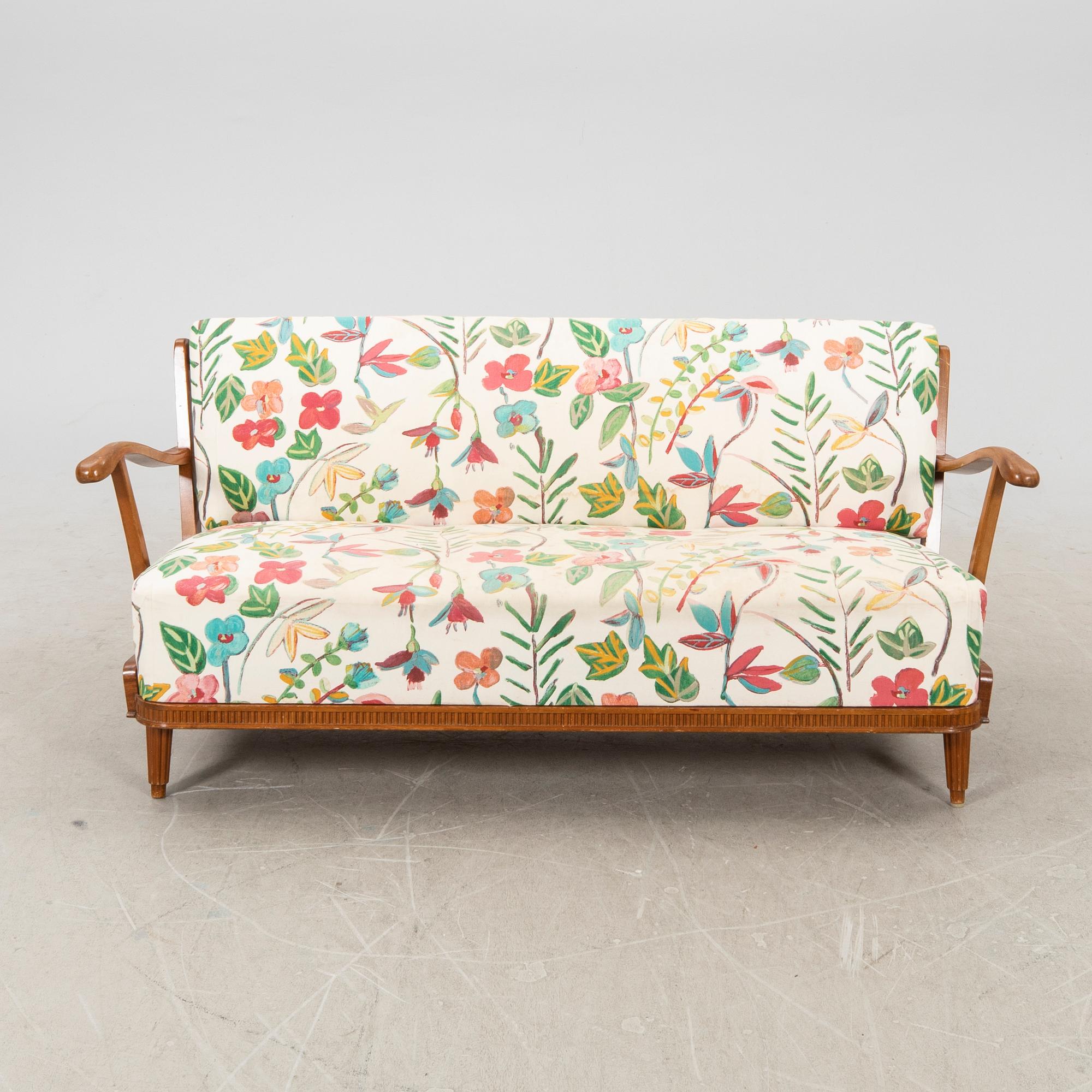 Svante Skogh, sofa Swedish Modern Förenade Möbler Linköping 1940s/50s.