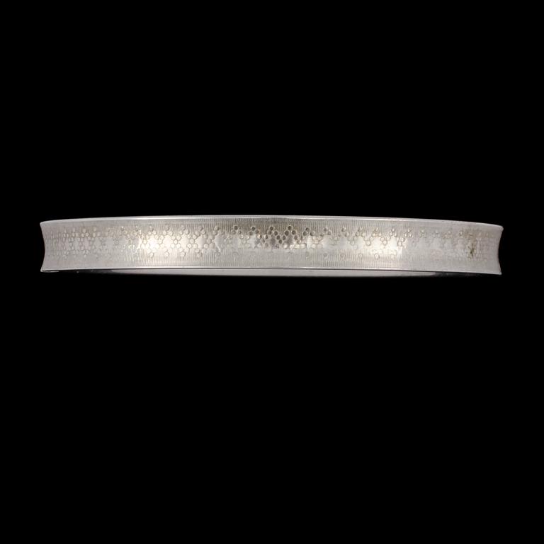 ARMLÄNK, silver, importstämplad, 1900-talets tredje kvartal. Vikt 16 g.