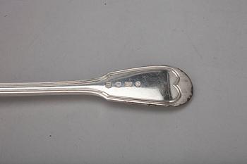 BESTICKUPPSÄTTNING, 12+12+9, nysilver. Omkring 1900.