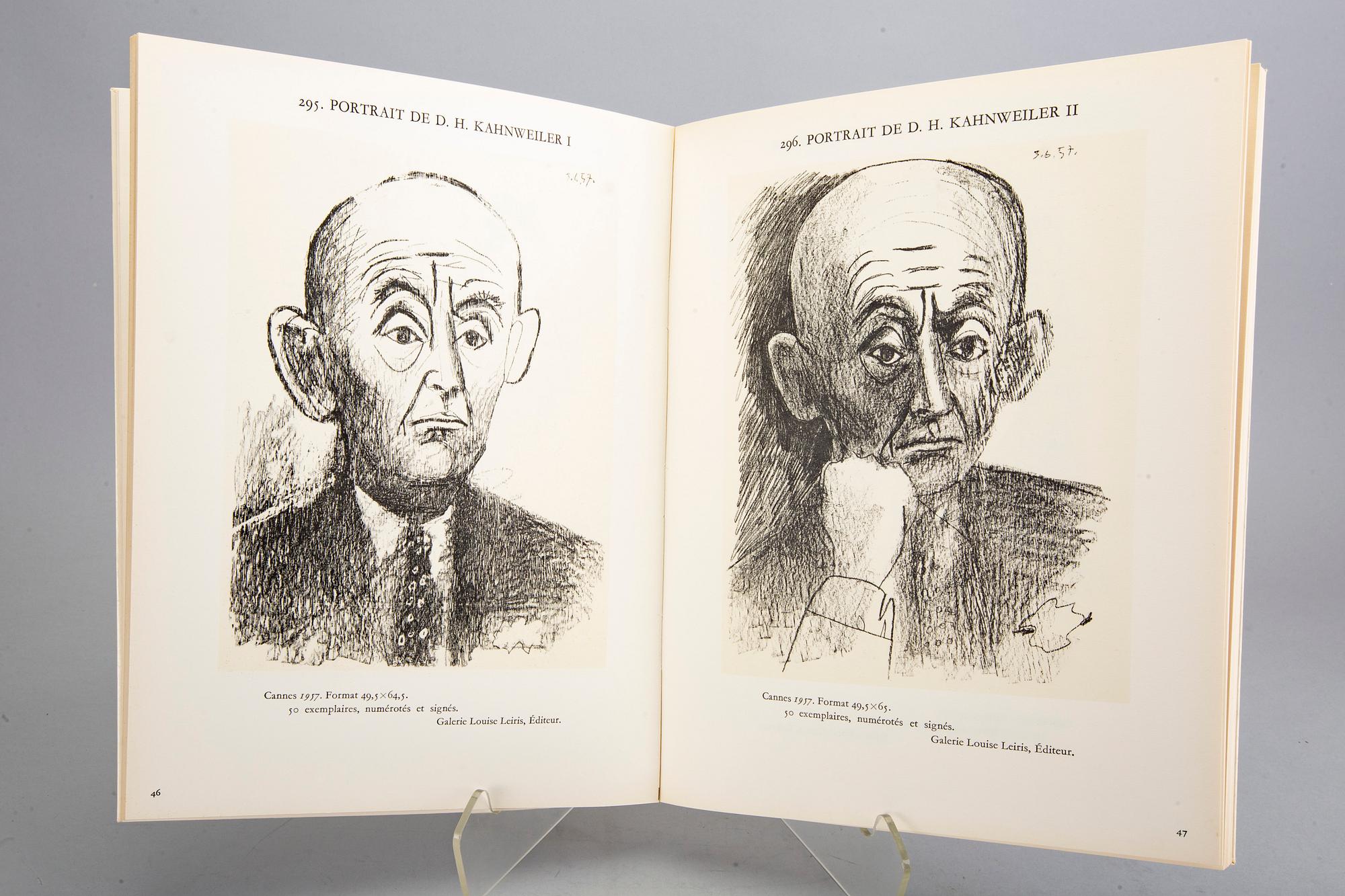 BOOK, "Picasso Lithographe IV 1956-63", Fernand Mourlot,  Andre Sauret, Monte Carlo.