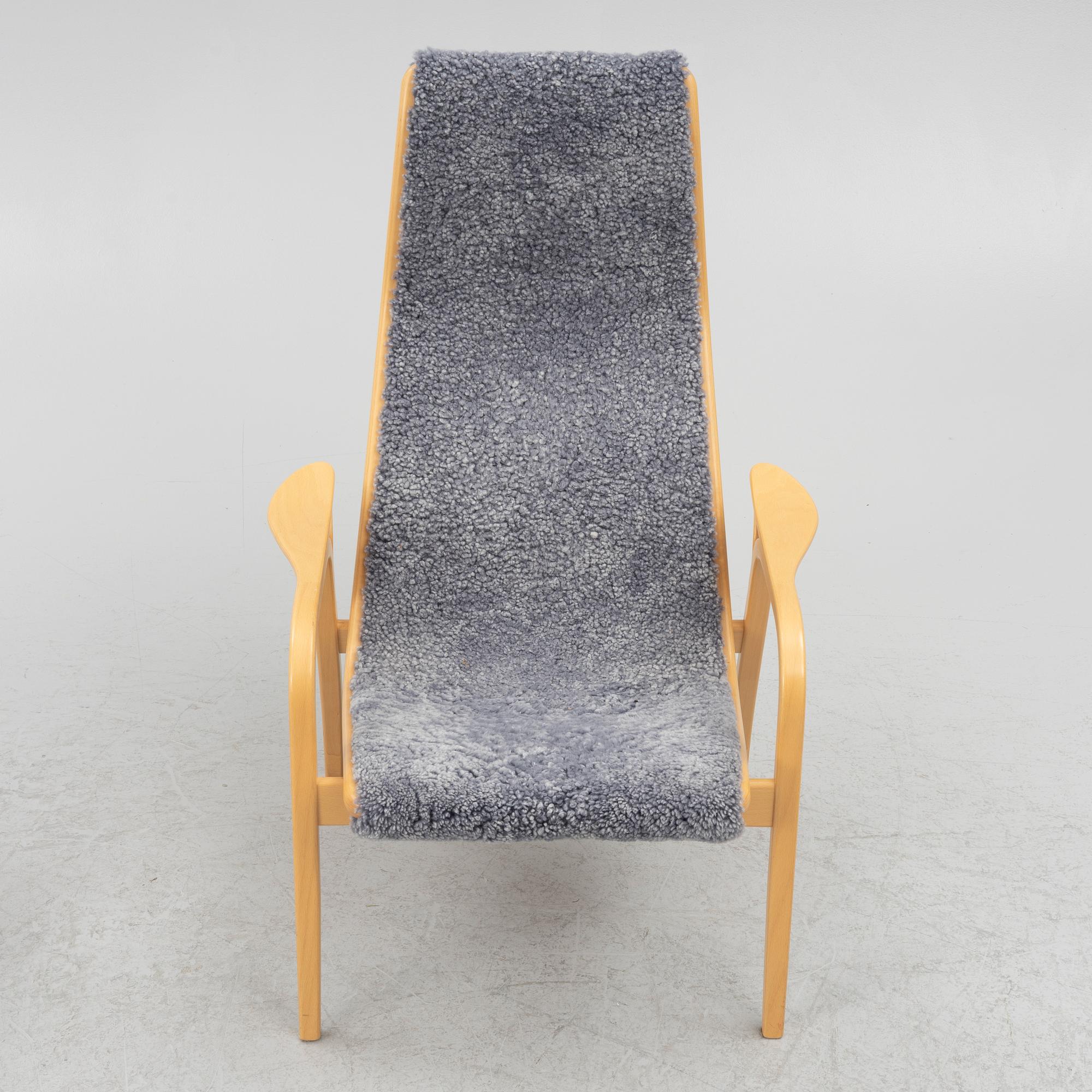 Yngve Ekström, armchair with footstool, Lamino, Swedese.