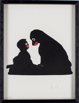 Makode Linde · MAKODE LINDE, färglitografi, signerad och numrerad 62/165.
