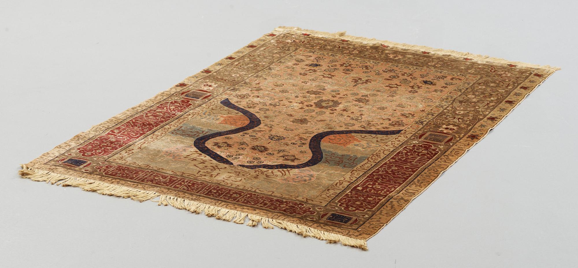 SEMI-ANTIQUE TURKISH, PROBABLY KAYSERI. 177 x 123 cm.