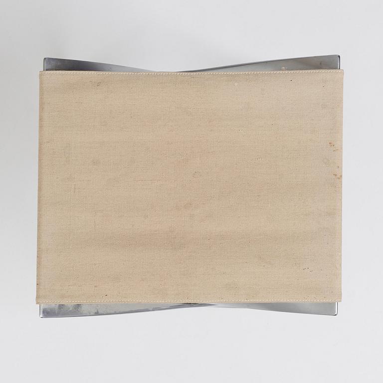 Poul Kjaerholm, taburett, "PK-91", edition E Kold Christensen, Danmark tidigt 1960-tal.