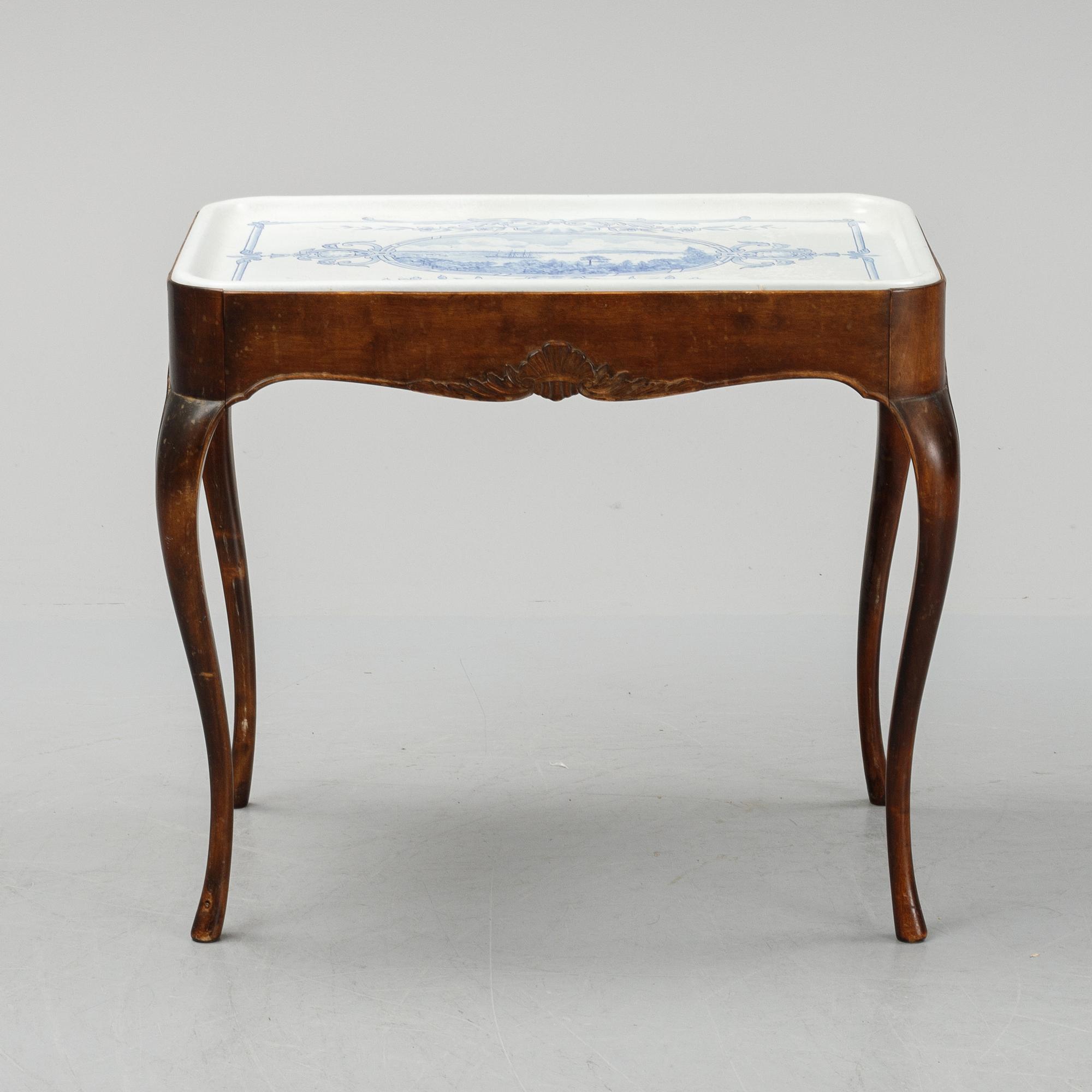 Teatable, signed John Sjöstrand 1930.