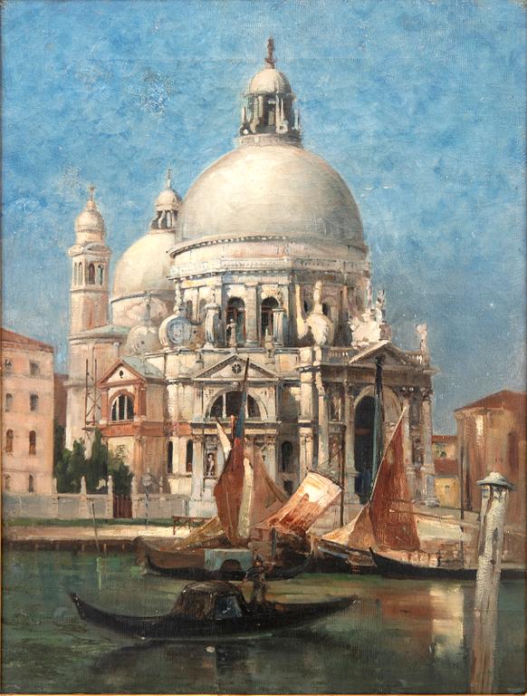 Carl Skånberg, tillskriven, olja på duk.