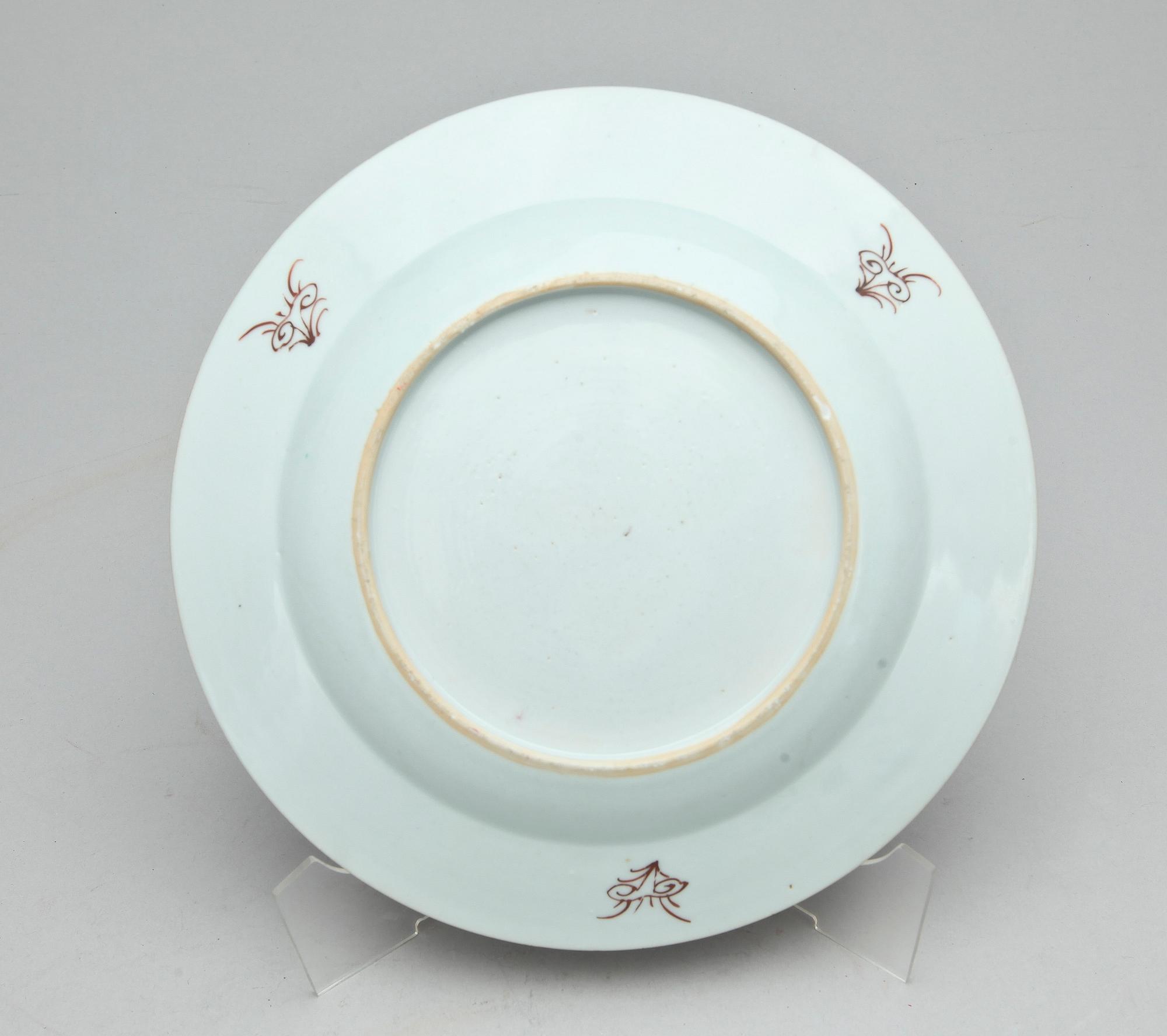 TALLRIK, porslin, Kina, Yongzheng, (1722-1735).