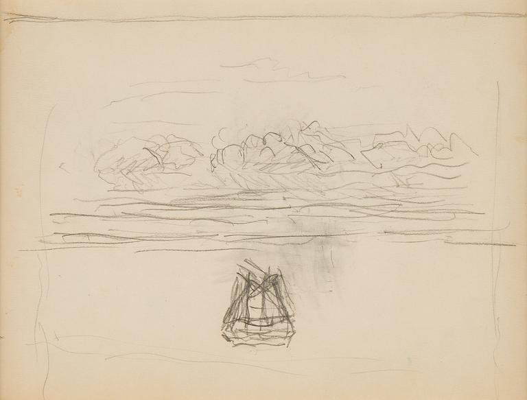 Carl Kylberg, pencil drawing.