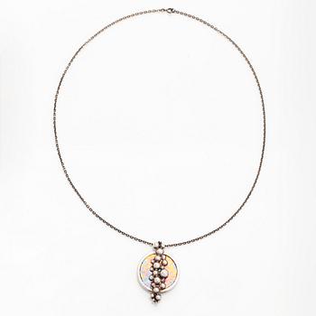 Nanny Still, necklace, titanium, silver, Kultakeskus 1970s.