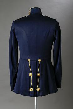 UNIFORM och KÄPPI, m/1886. Sverige. För fanjunkare vid infanteriet, Dalregementet. 1900-talets början.