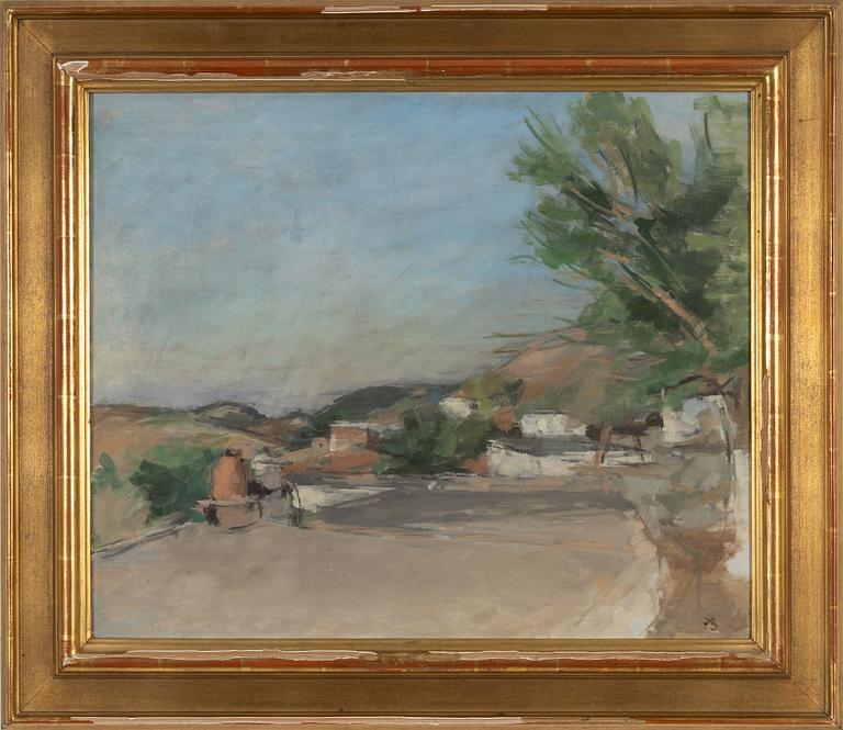 Hugo Zuhr, oil on canvas, signed.