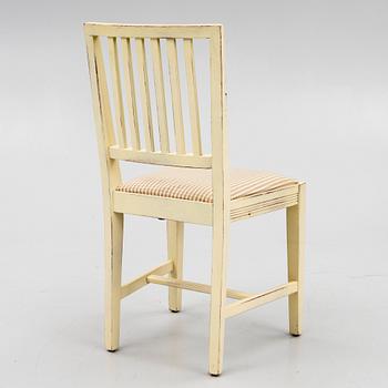 A set of 8 chairs, in the Leksand model, All Wood.