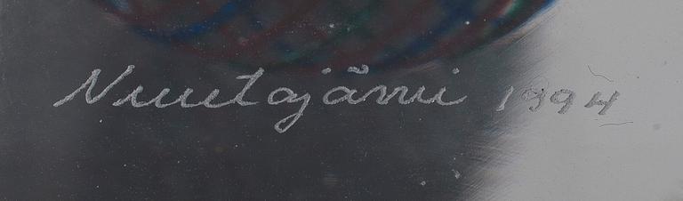 ÅRSKUB, glas, signerad Oiva Toikka, Notsjö 1994, numrerad 614/2000.