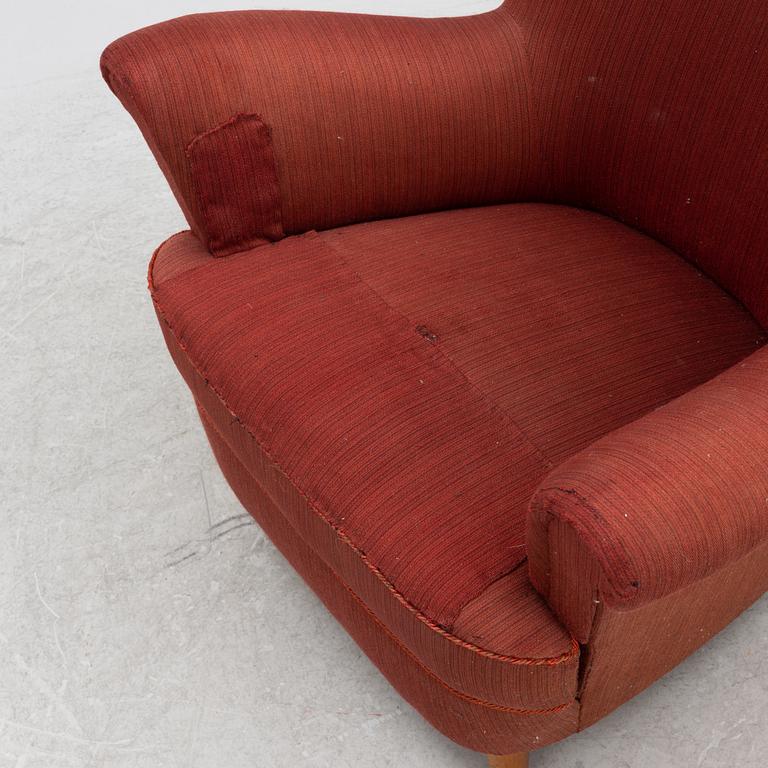 Fåtölj, Swedish modern, 1900-talets första hälft.