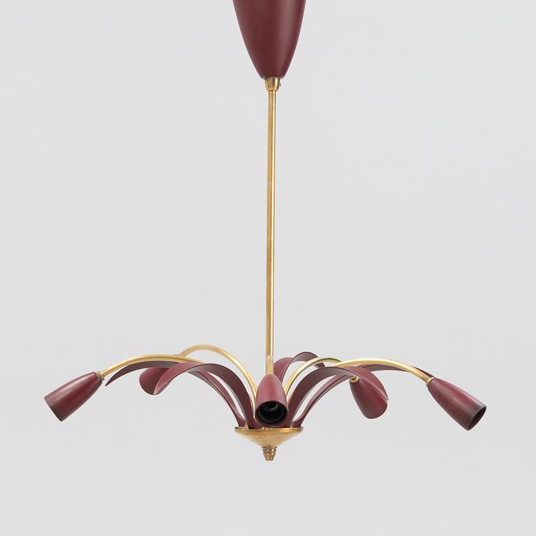 A 1950's ceiling light.