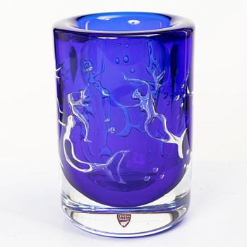 Olle Alberius, a vase, Orrefors.
