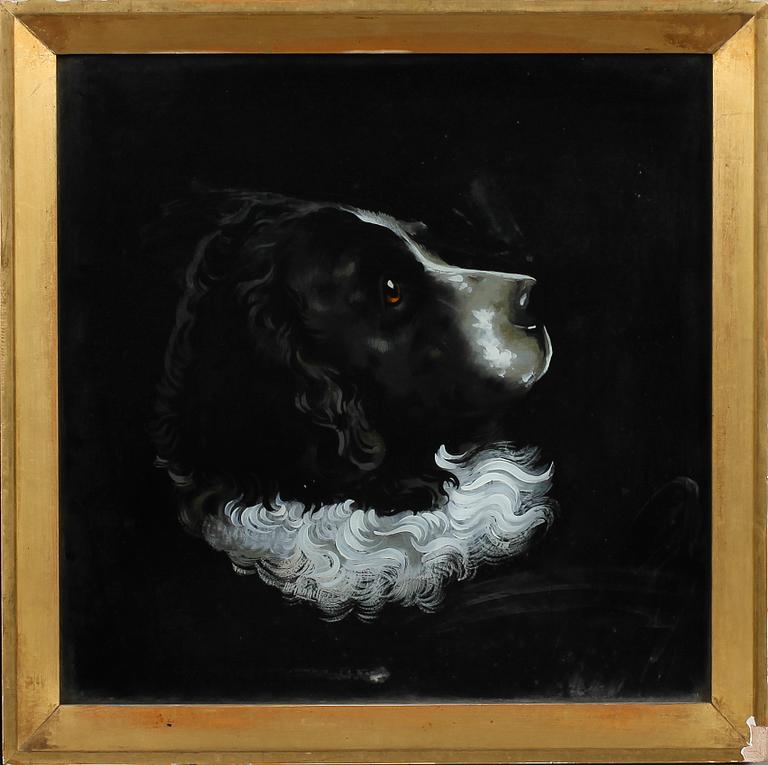 OKÄND KONSTNÄR, 1 par, glasmålningar, England, 1800-tal.