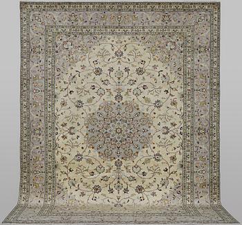 A carpet, Kashan, ca 353 x 247 cm.