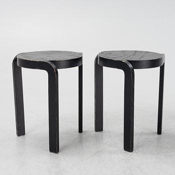 A set of four 'Spin' stools by Staffan Holm for Swedese, 2014.