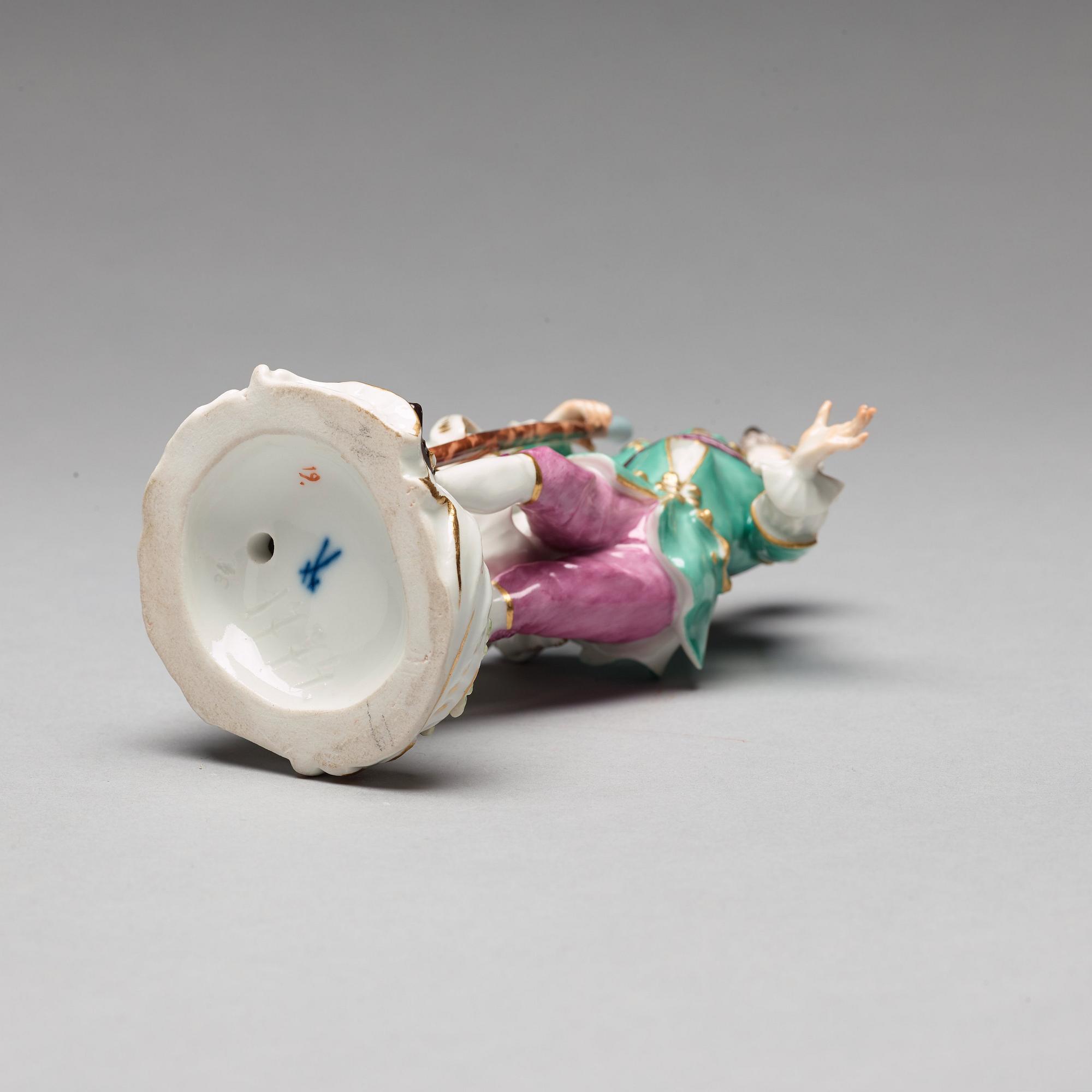 A Meissen figure of a Cavalier, 19th Century.