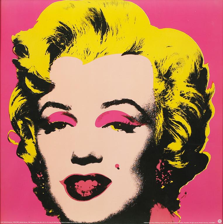 ANDY WARHOL, after, poster, "Marilyn Monroe", 1995.