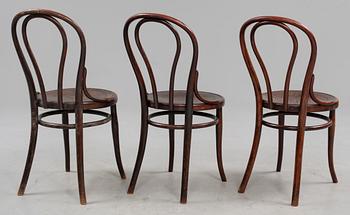 STOLAR, 3 st, Thonet, tidigt 1900-tal.
