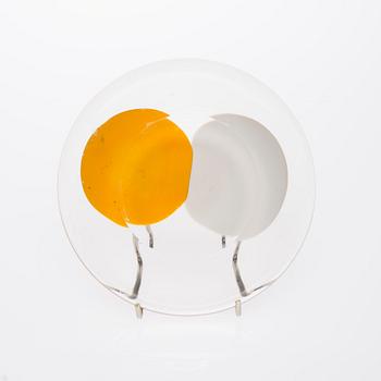 OIVA TOIKKA, SKÅL, glas, signerad Oiva Toikka, Nuutajärvi Notsjö, 1960-tal.