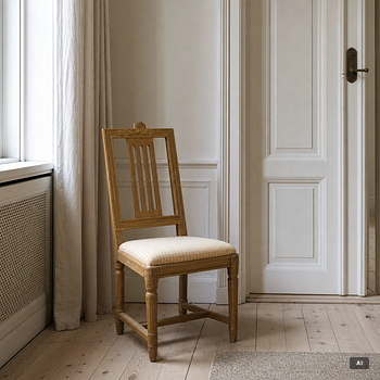 Chair, Gustavian, late 18th century.