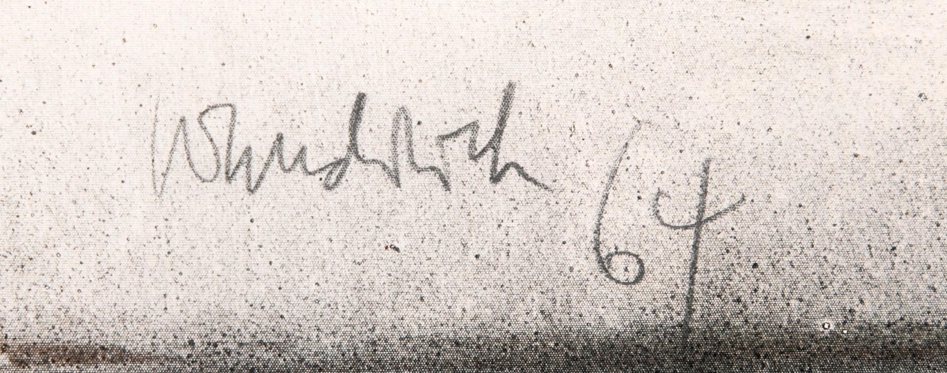 Paul Wunderlich, mixed media signed and datead 64.