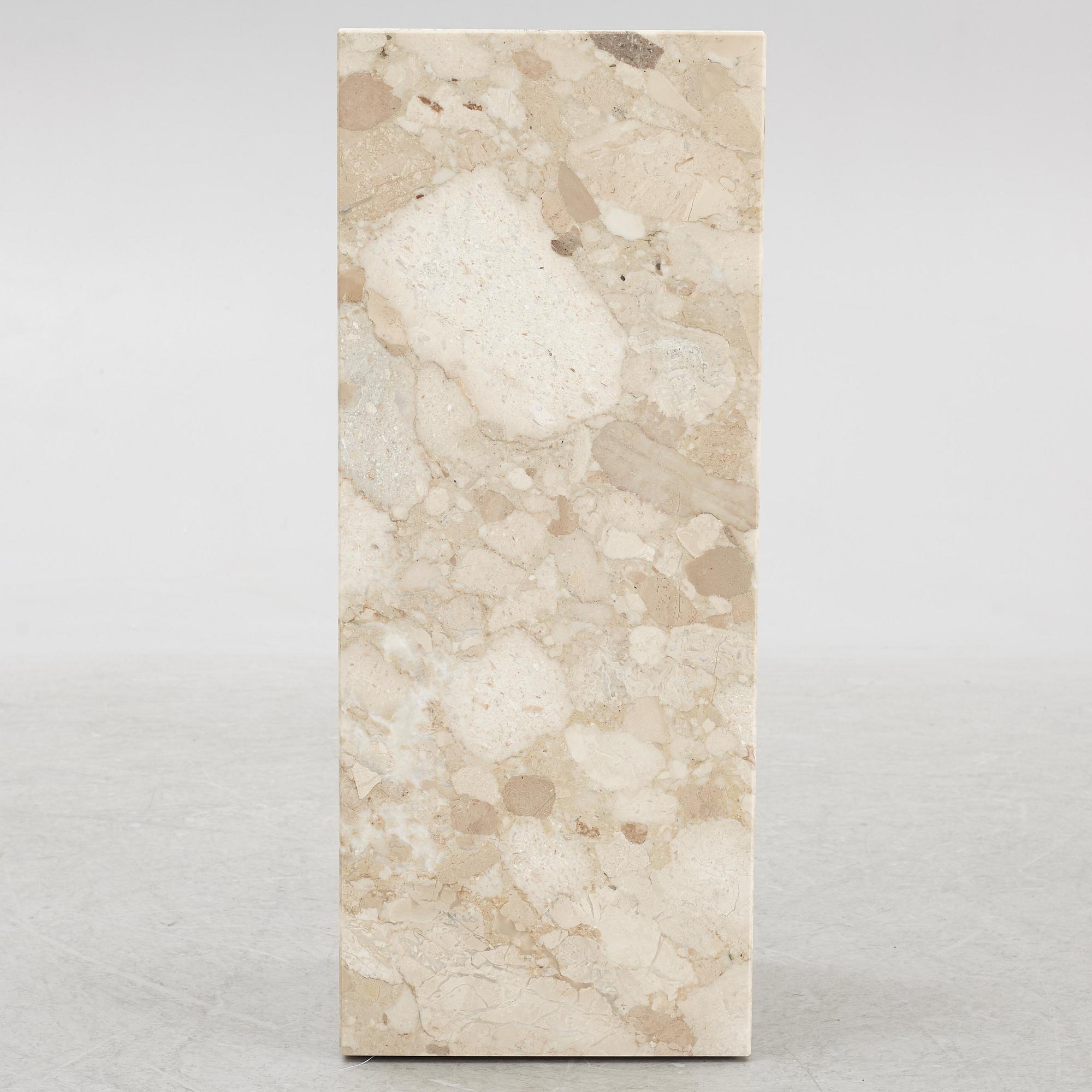 A 'Plinth' pedestal, Audo Copenhagen, Denmark, 2023.