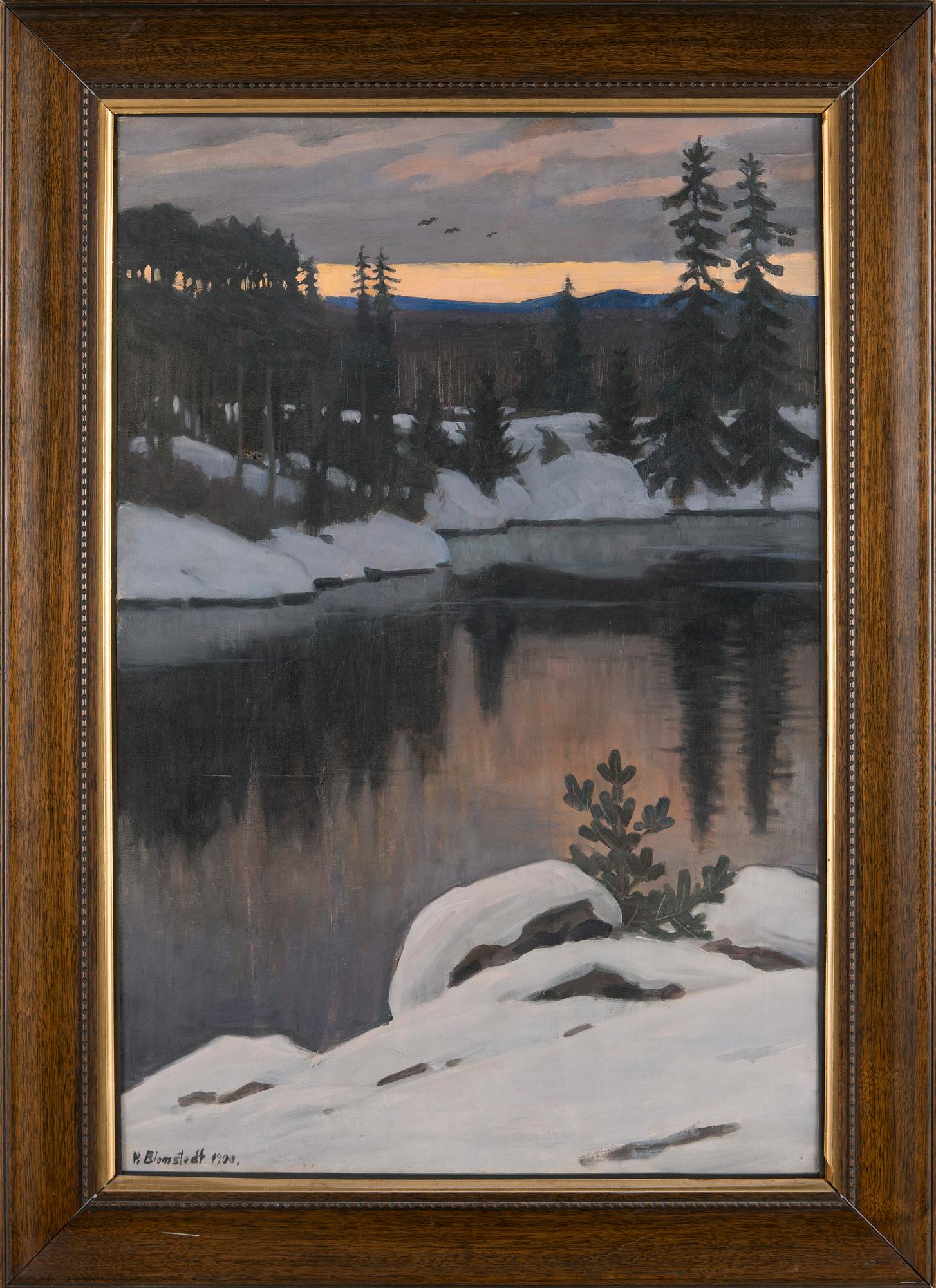 Väinö Blomstedt, Winter Evening.