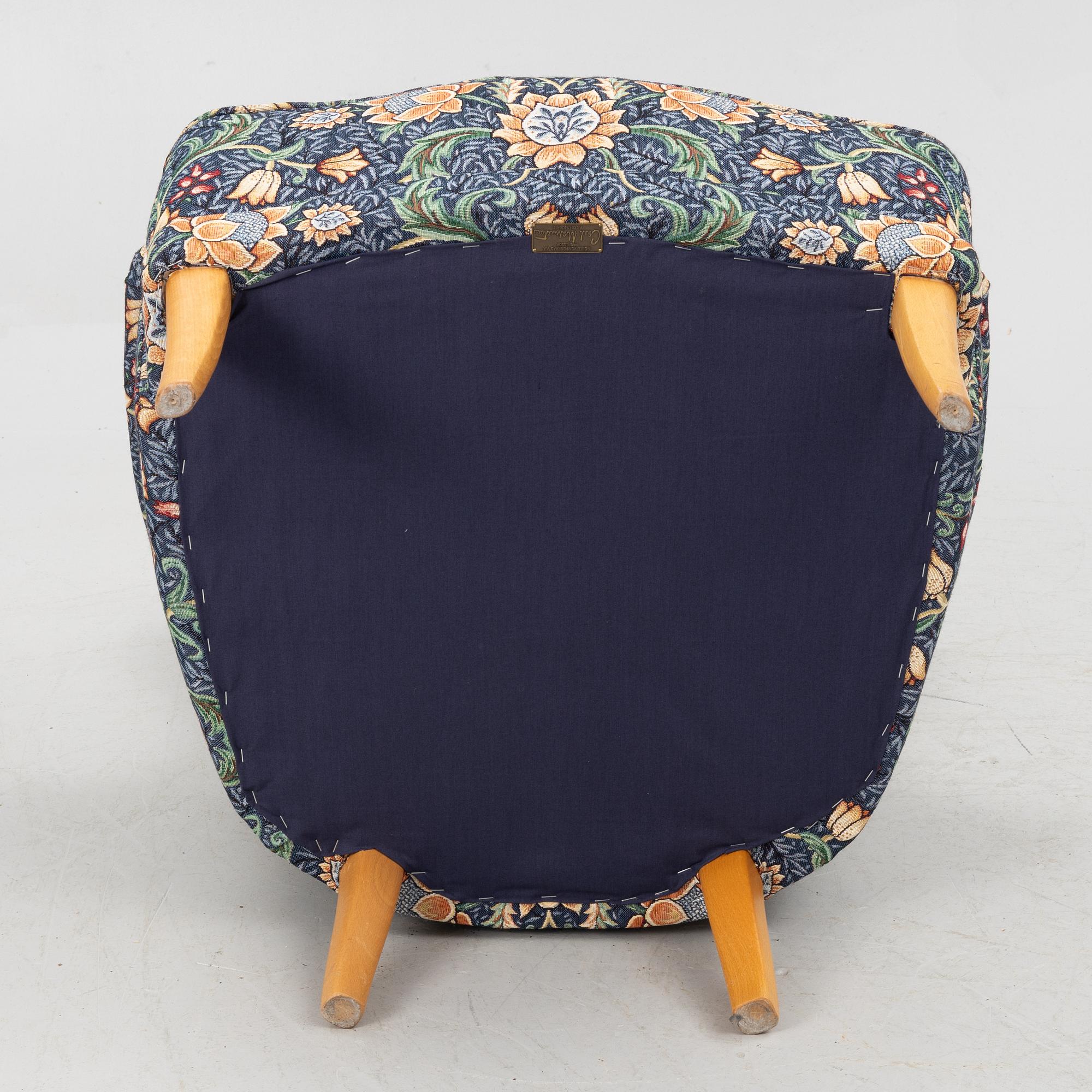 Carl Malmsten, a 'Farmor' armchair, AB O.H. Sjögren, Tranås, second half of the 20th century.