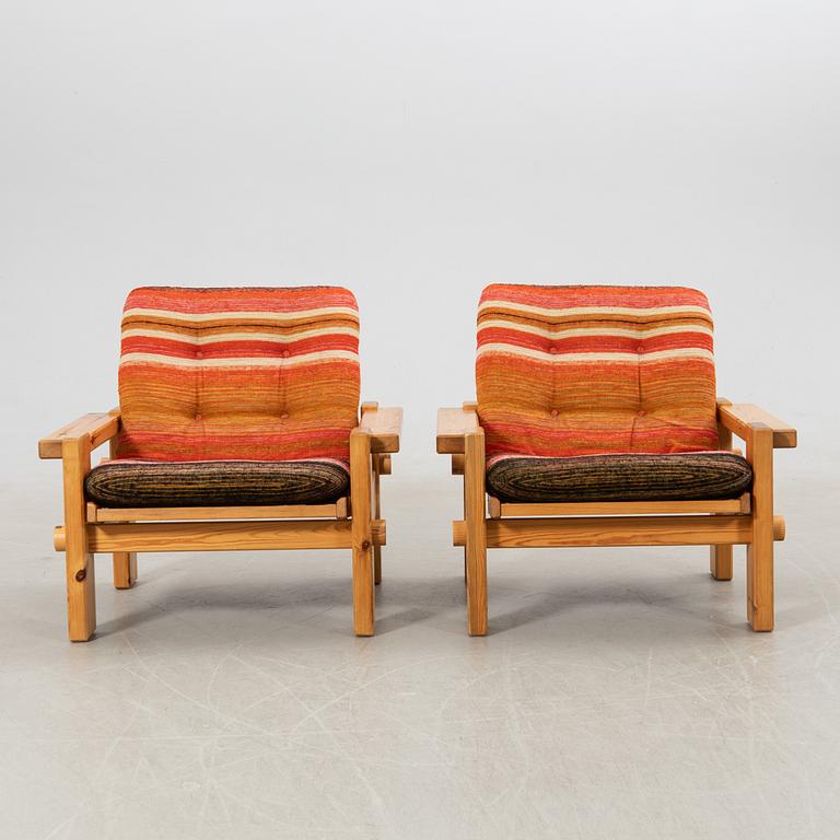 Yngve Ekström, fåtöljer ett par "Dymling" för Swedese 1970-tal.