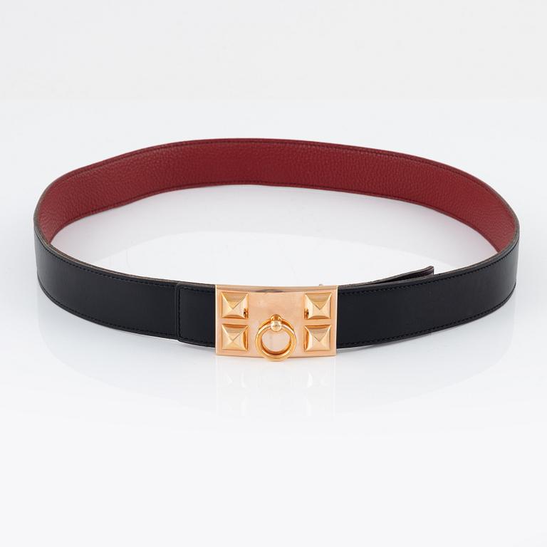 Hermès, "Collier de Chien" belt, 2007. Size 90.