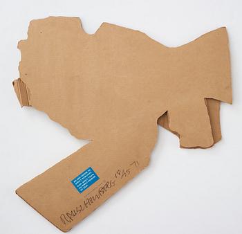 Robert Rauschenberg, Cardbird III from: "Cardbird series".