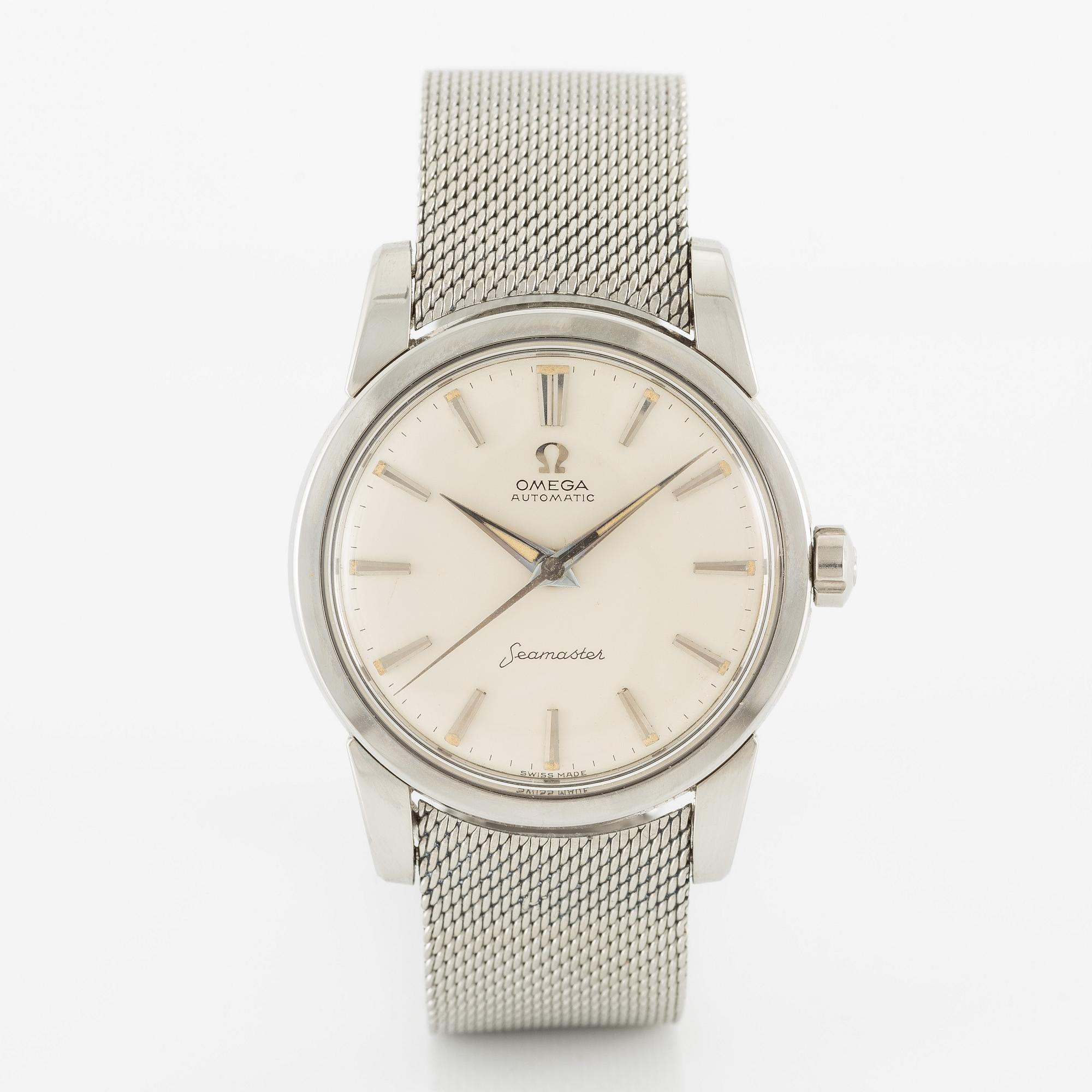 Omega, Seamaster, "Big Logo", wristwatch, 34 mm.