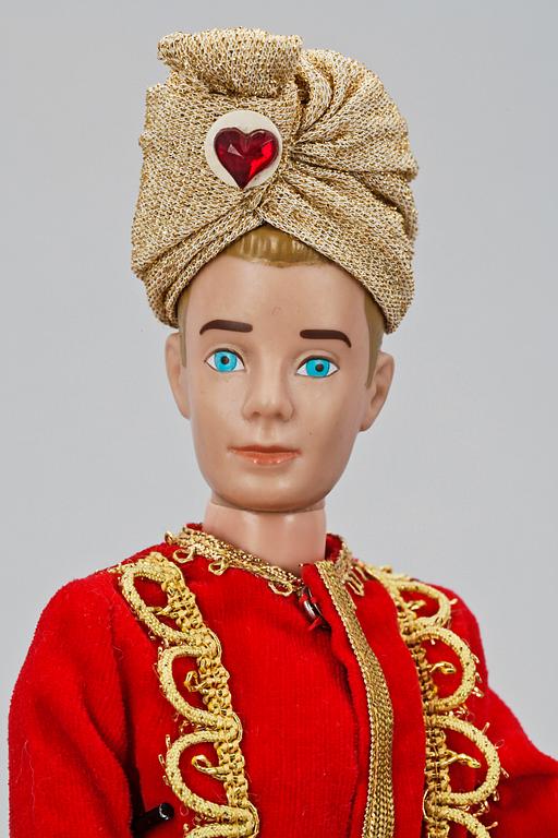 BARBIEDOCKOR, 2st samt kläder och tillbehör, Mattel, 1960-talets början.