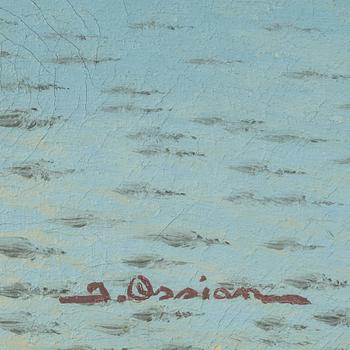 JOHAN OSSIAN-ANDERSSON, olja på duk, signerad.