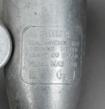 INDUSTRILAMPOR, 5 st, Philips, 1900-talets andra hälft.
