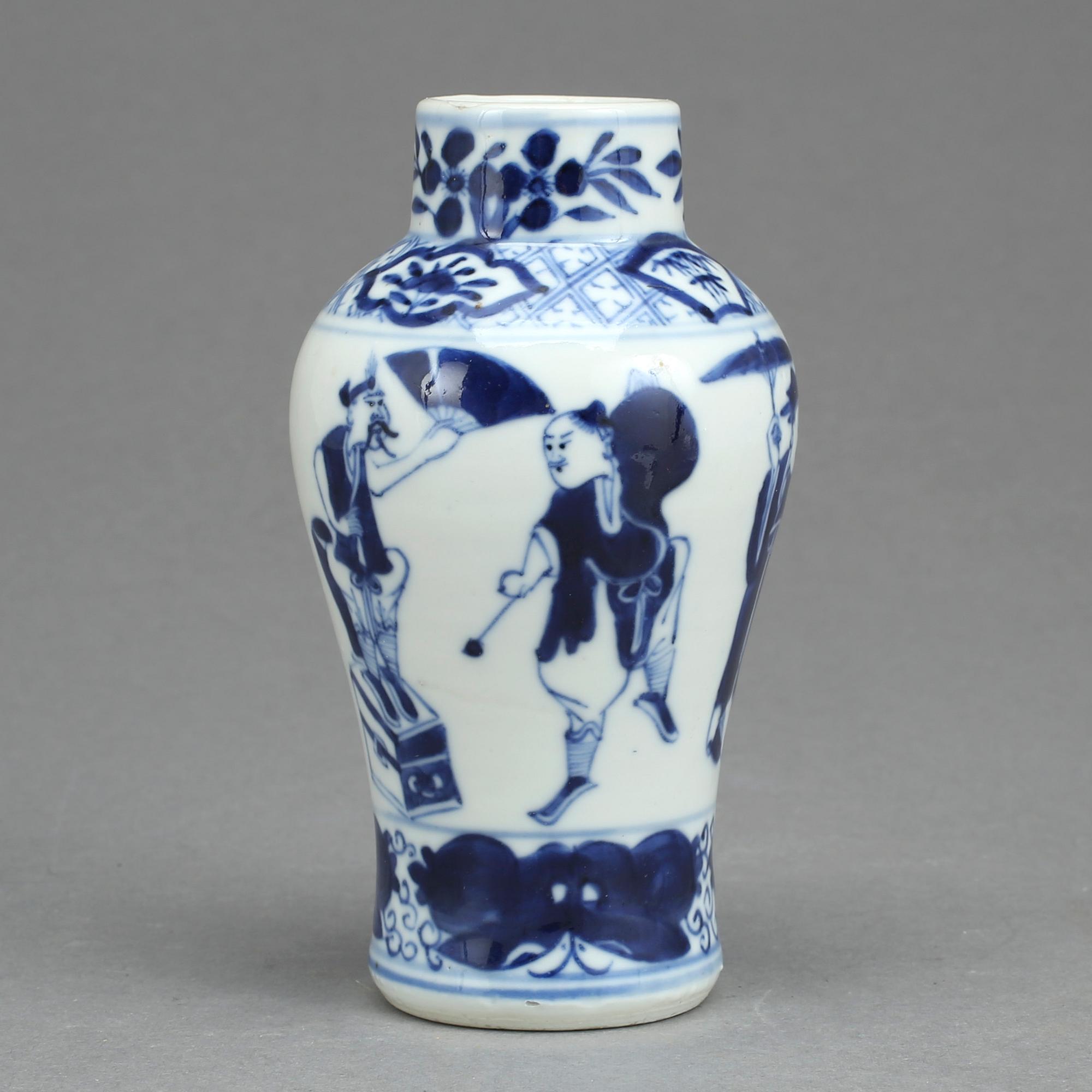 VAS, porslin, sannolikt Kangxi, Kina, 1700-tal.