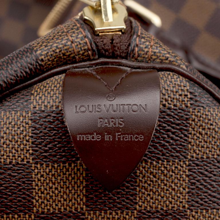 LOUIS VUITTON, a damier canvas weekend bag, "Keepall 50".