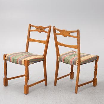 Axel O Röck, matgrupp, 7 delar,  Otterup Møbelfabrik, Danmark, 1960-tal.