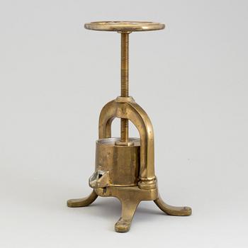 ANKPRESS, mässing, 1900-tal.