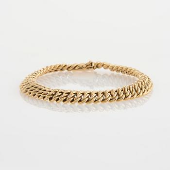 ARMBAND, 14K guld. Vikt ca 21 g.