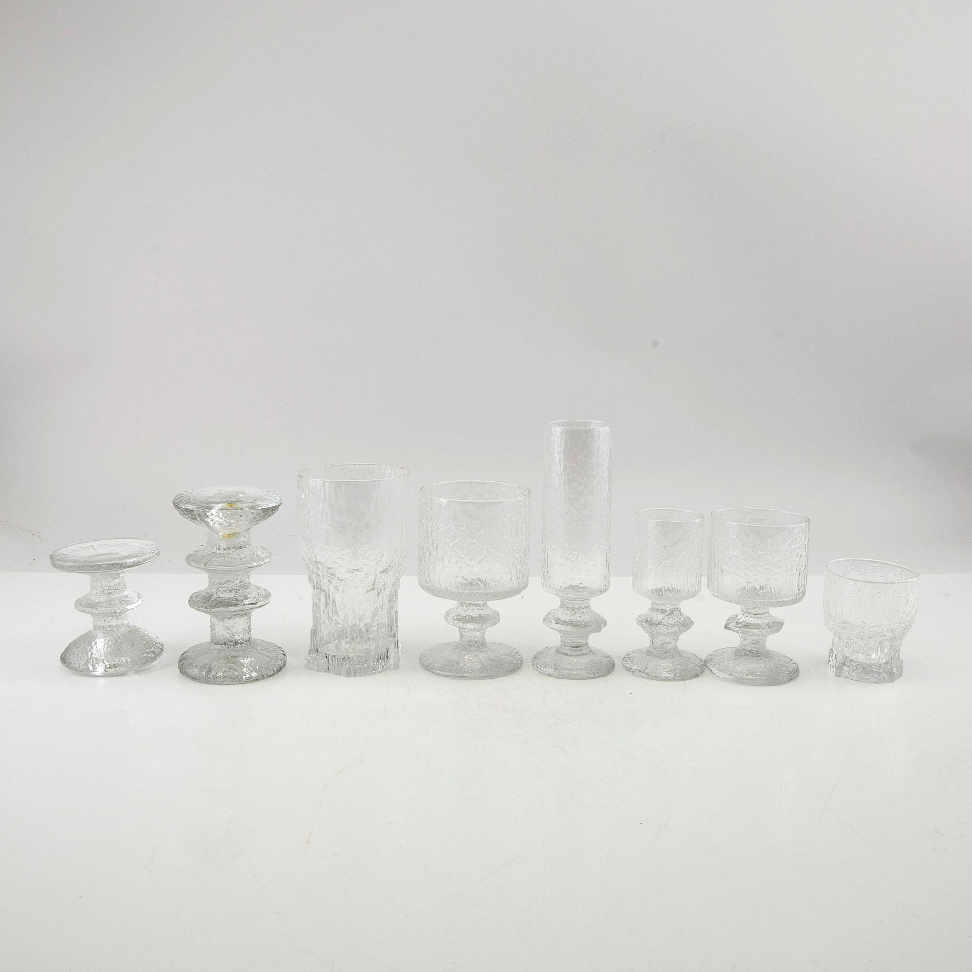 Timo Sarpaneva, servis  53 dlr "Senator", "Aslak" samt "Festivo" Iittala Finland sent 1900-tal.