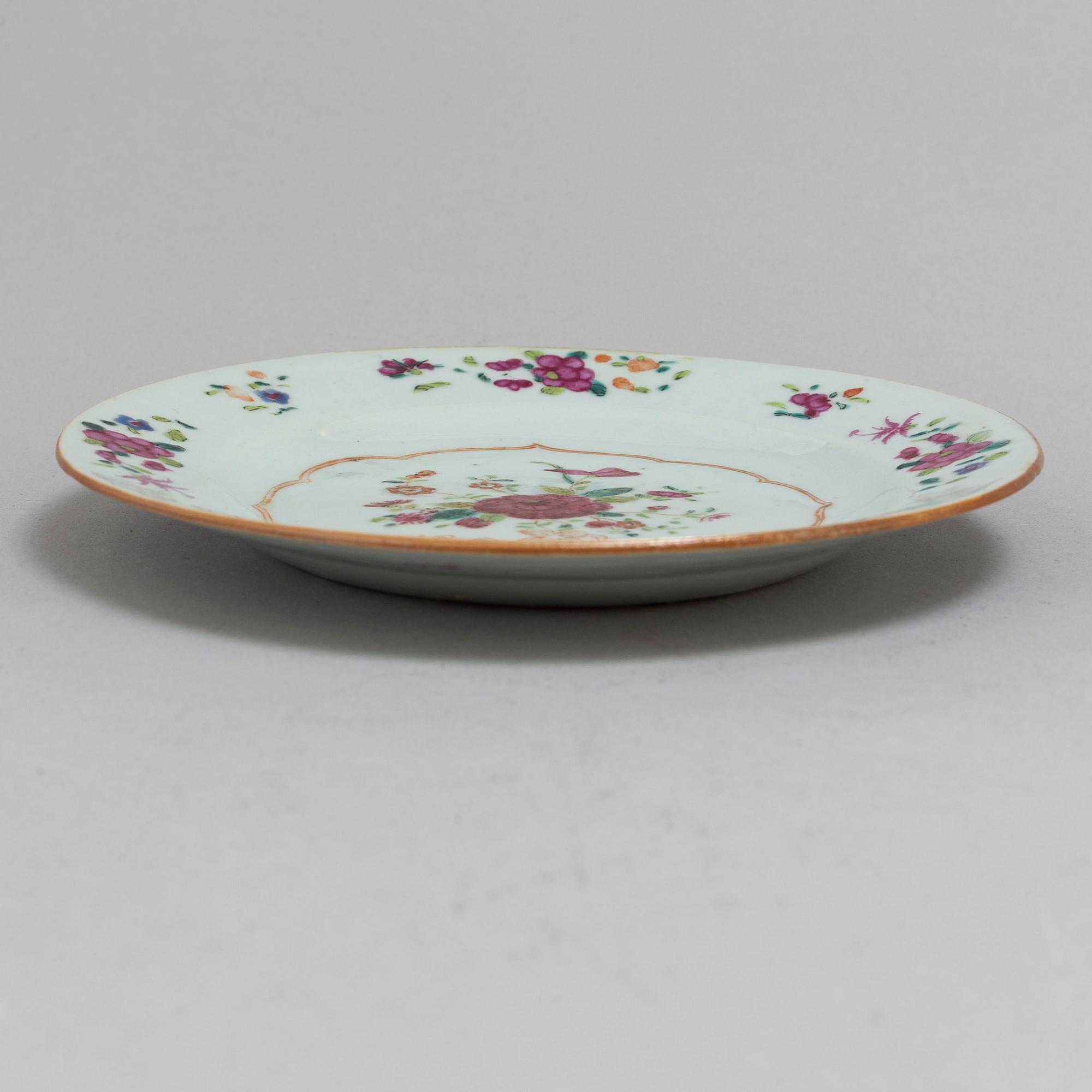 A set of famille rose porcelain, Qing dynasty, Qianlong (1736-95) and later.