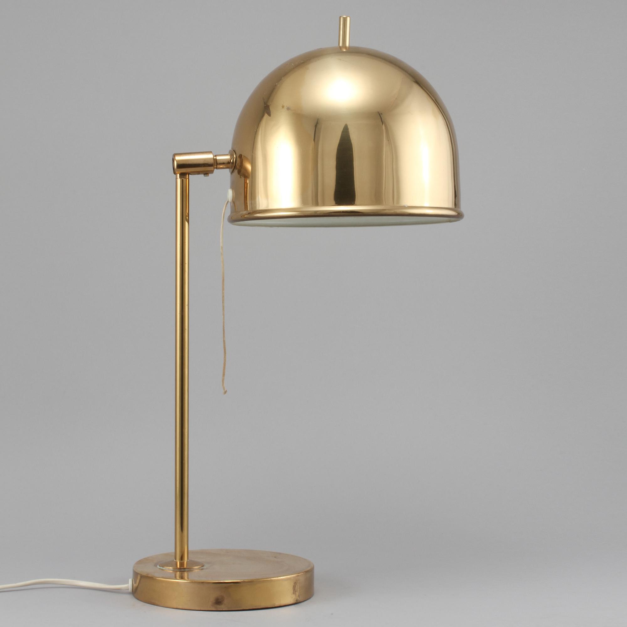 SKRIVBORDSLAMPA, Bergbom, 1900-talets andra hälft.