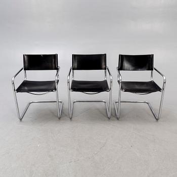 Armchairs, 6 pcs, Italy, late 20th century.